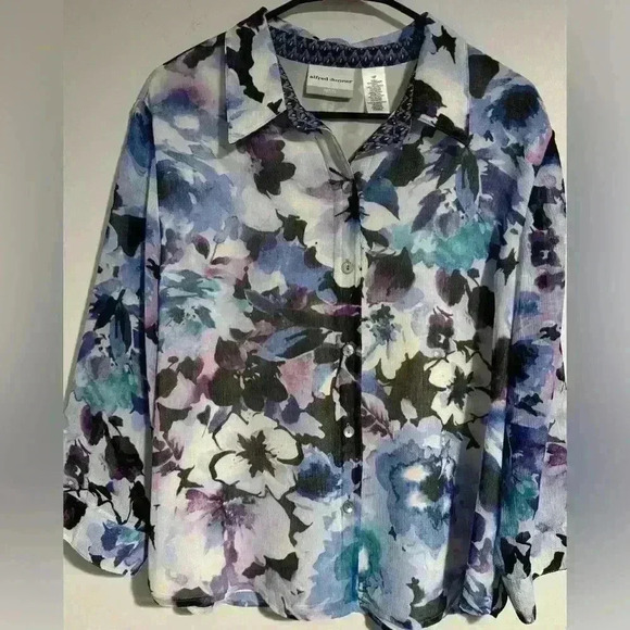 Women’s 16p Alfred Dunner top EUC - Picture 1 of 2